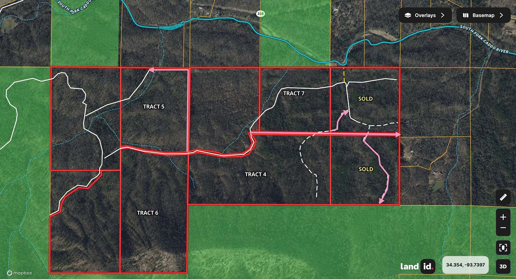 38.8 Acres of Recreational Land for Sale in Caddo Gap, Arkansas