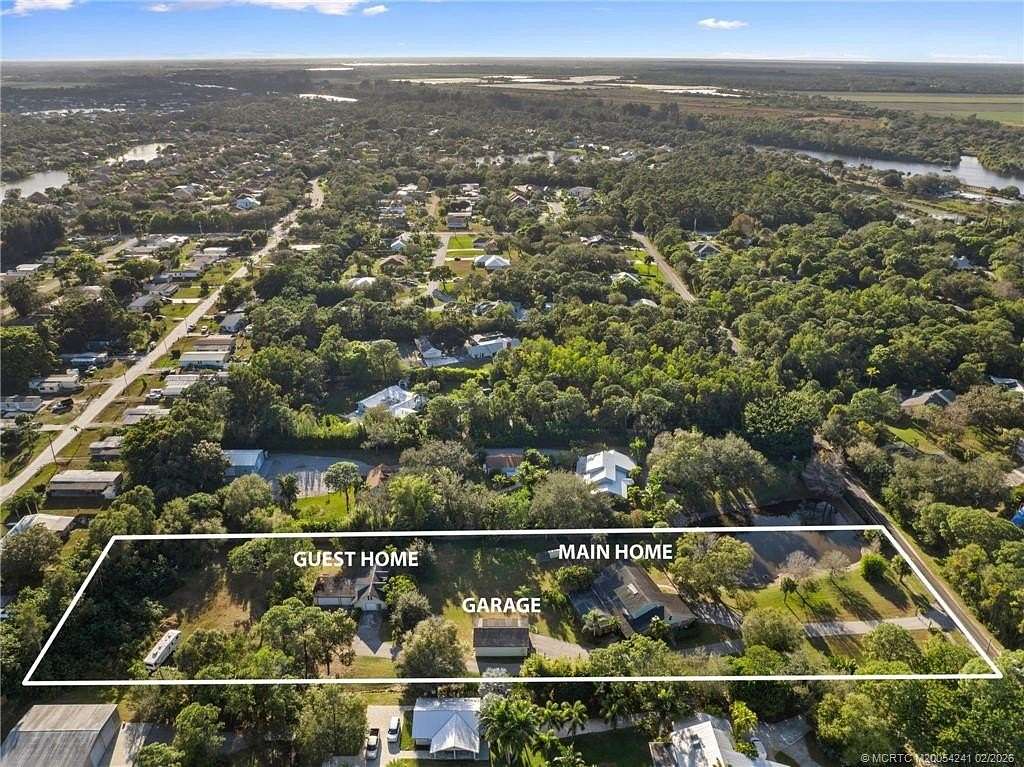2.5 Acres of Residential Land with Home for Sale in Stuart, Florida