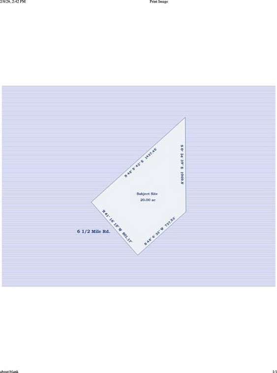 20 Acres of Recreational Land for Sale in Battle Creek, Michigan