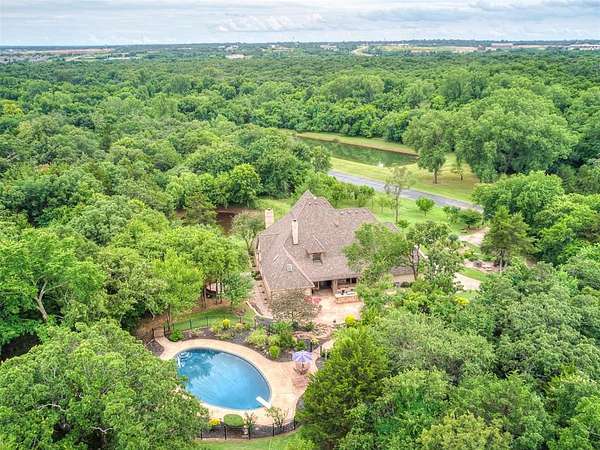 3.4 Acres of Land with Home for Sale in Edmond, Oklahoma