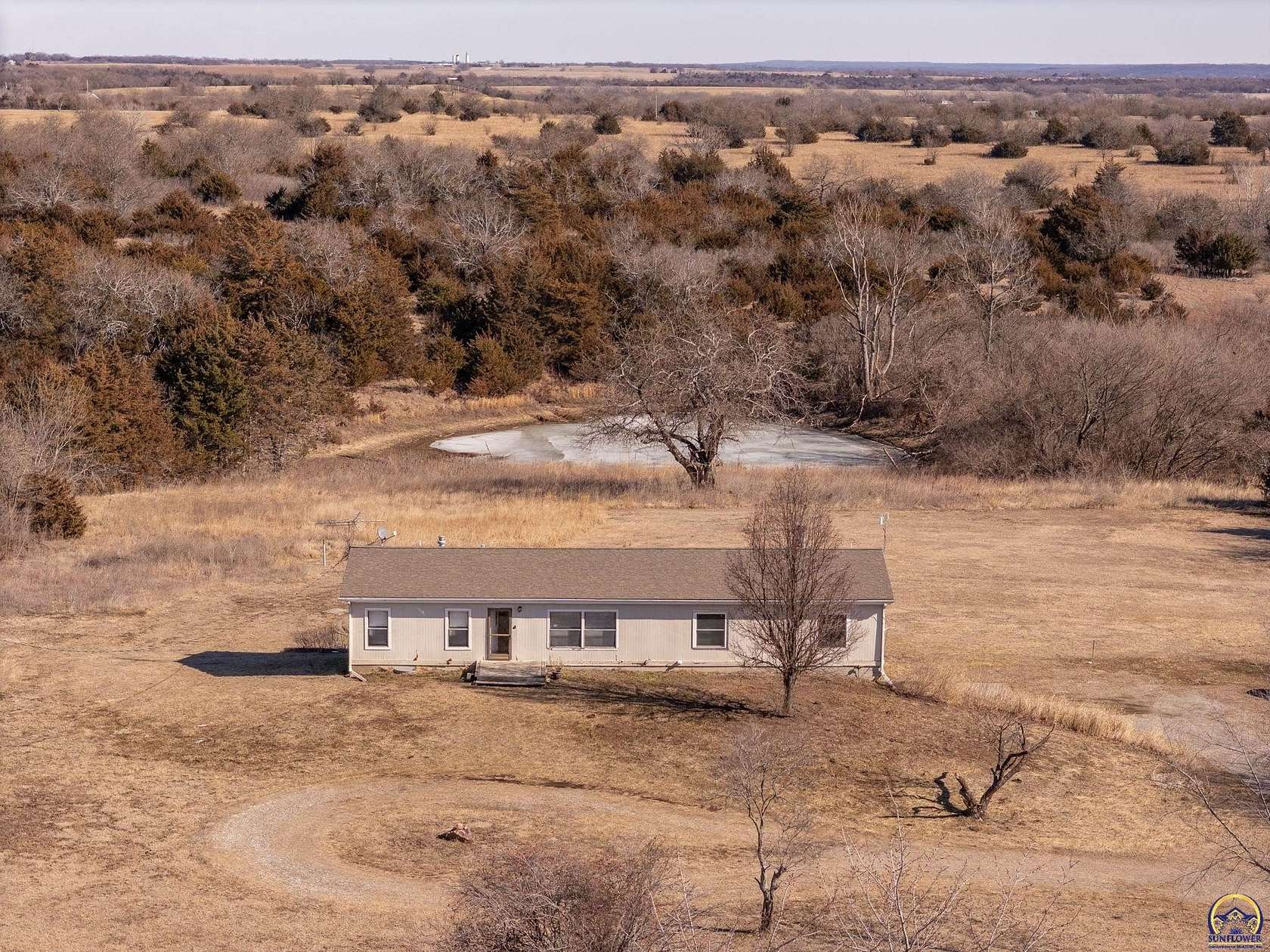 20 Acres of Land with Home for Sale in Berryton, Kansas