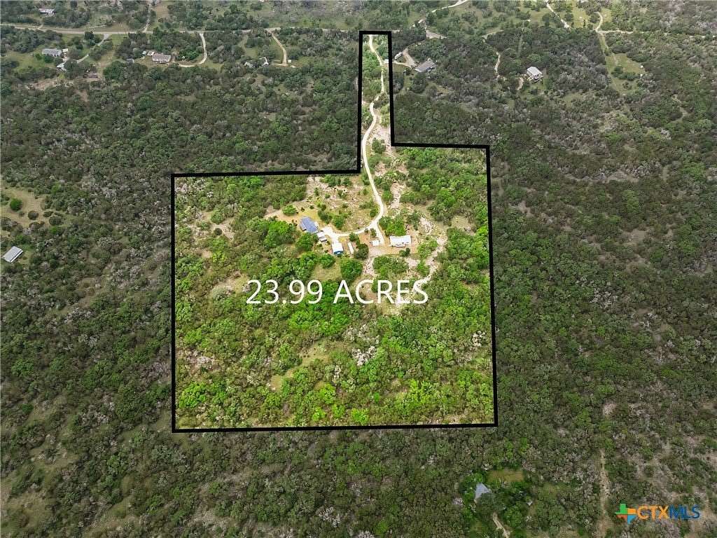 24 Acres of Recreational Land with Home for Sale in San Marcos, Texas