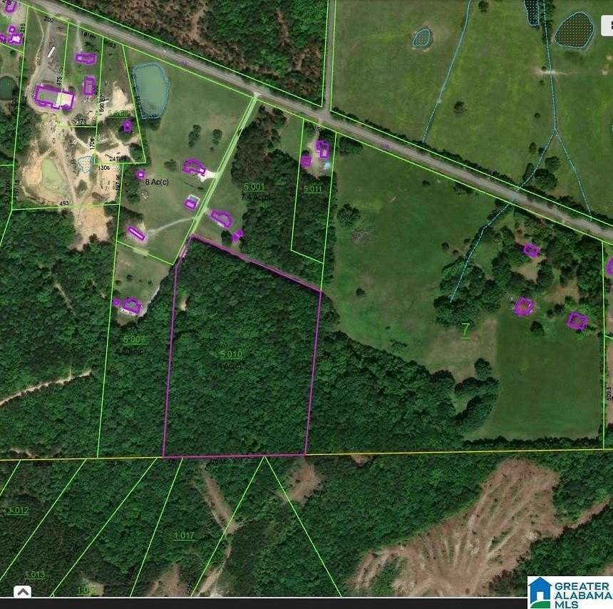 14 Acres of Recreational & Residential Land for Sale in Piedmont, Alabama