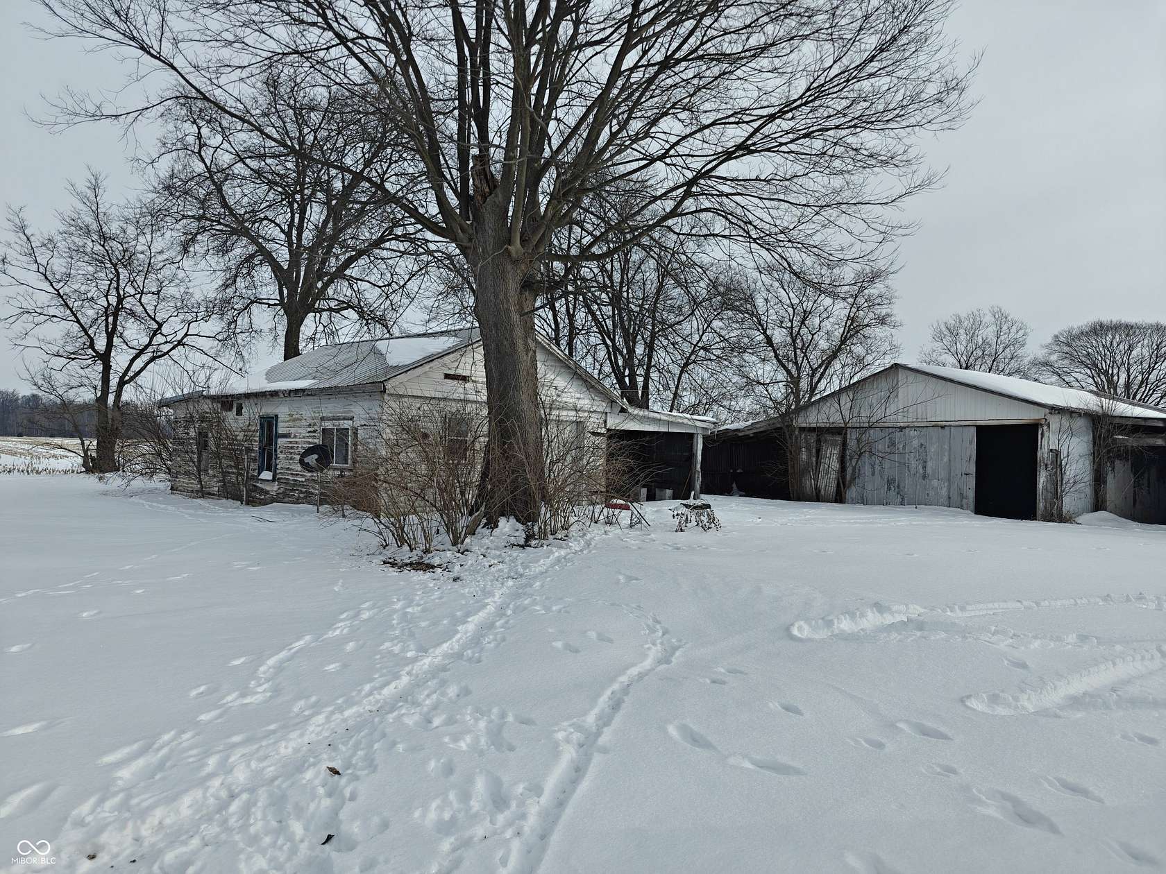 5 Acres of Residential Land with Home for Sale in Shelbyville, Indiana