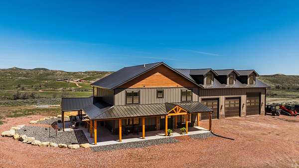 80.7 Acres of Recreational Land with Home for Sale in Ranchester, Wyoming