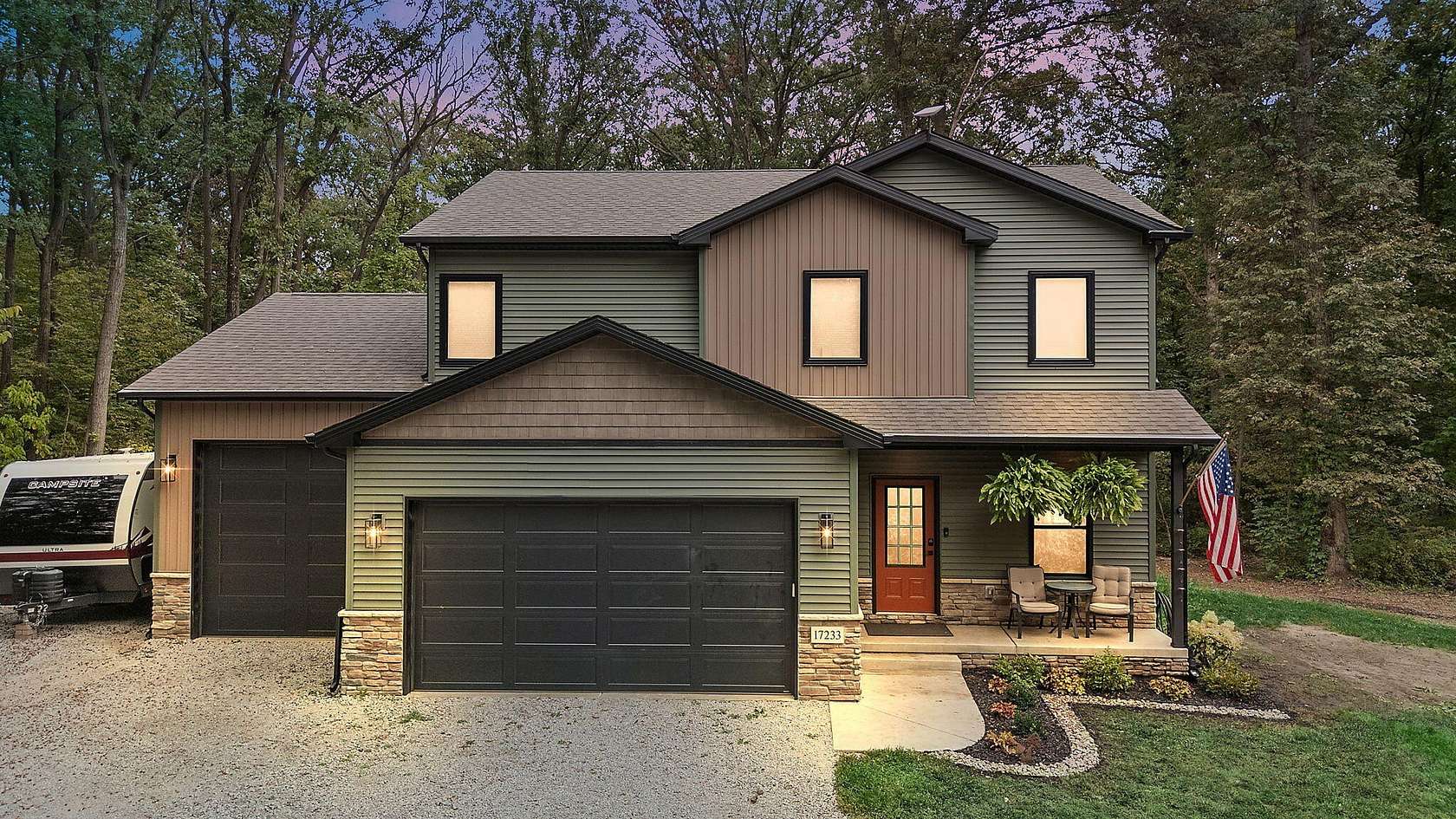 5 Acres of Residential Land with Home for Sale in Lowell, Indiana