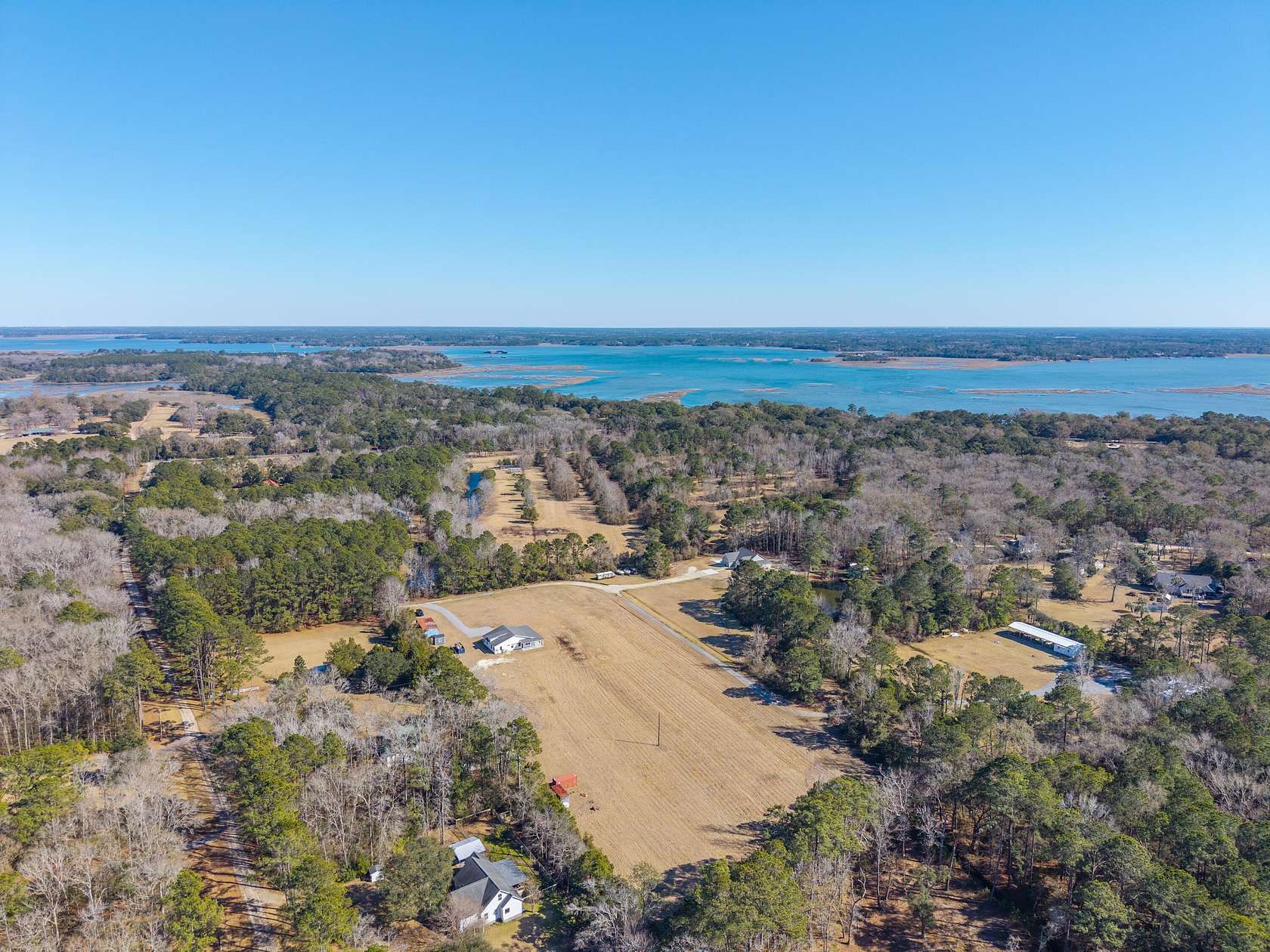 5.39 Acres of Land with Home for Sale in Meggett, South Carolina