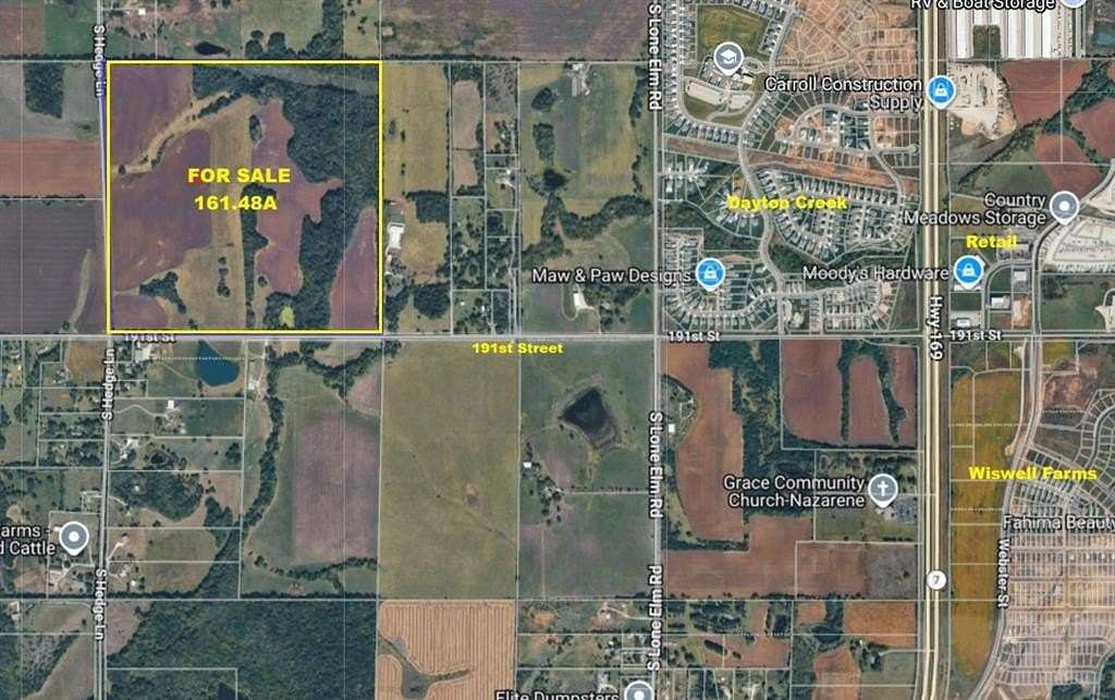 161 Acres of Land for Sale in Spring Hill, Kansas