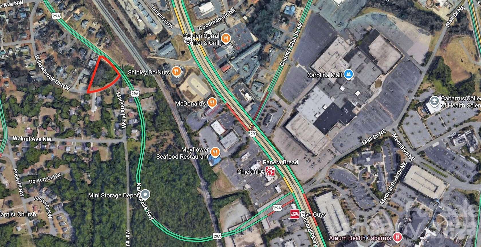 1.2 Acres of Mixed-Use Land for Sale in Kannapolis, North Carolina
