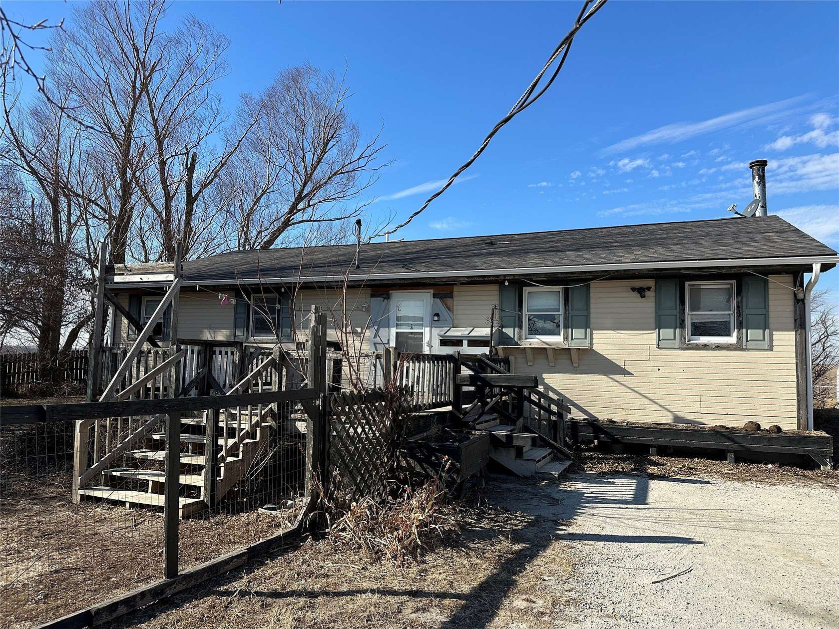 8 Acres of Residential Land with Home for Sale in Winterset, Iowa