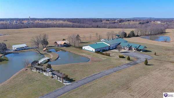 35.7 Acres of Recreational Land with Home for Sale in Clarkson, Kentucky