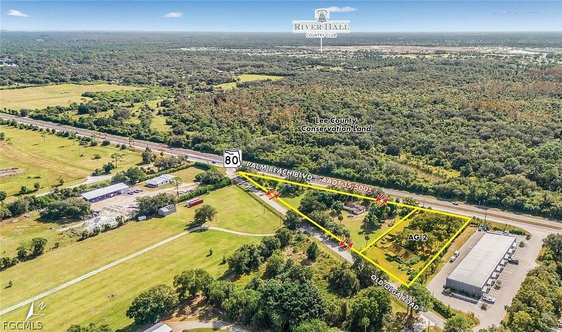 2 Acres of Mixed-Use Land for Sale in Alva, Florida