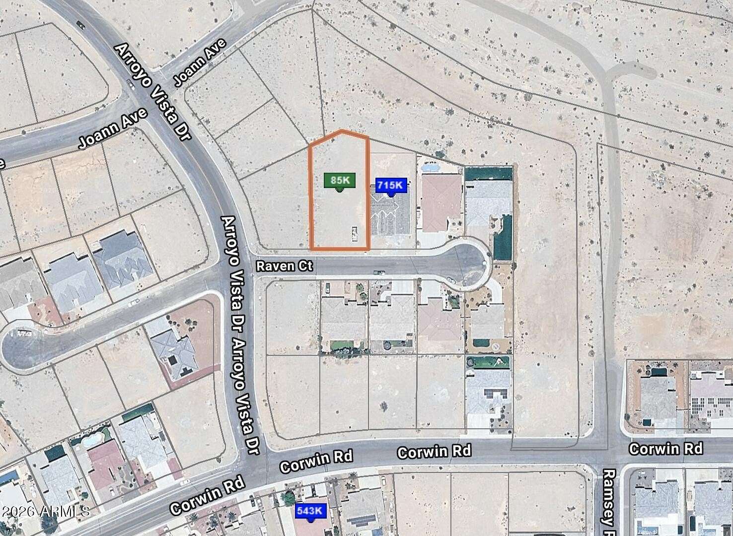 0.39 Acres of Residential Land for Sale in Bullhead City, Arizona