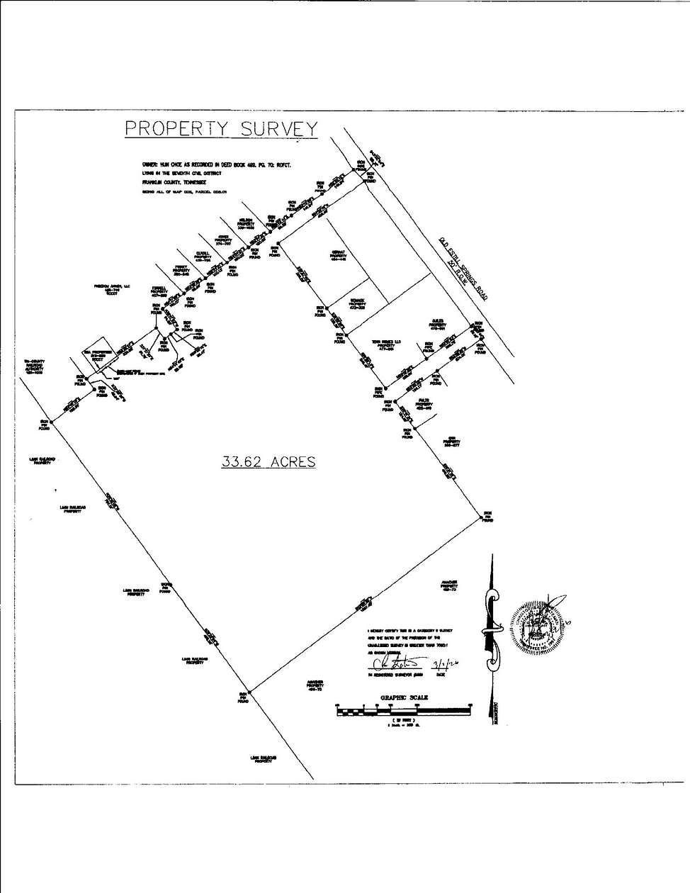 33.6 Acres of Land for Sale in Tullahoma, Tennessee