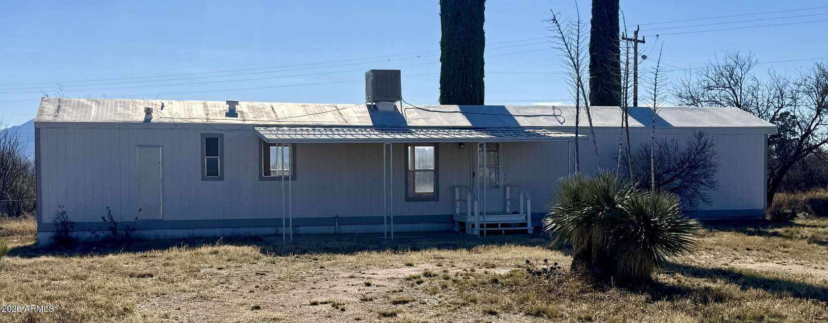 4 Acres of Residential Land with Home for Sale in Hereford, Arizona