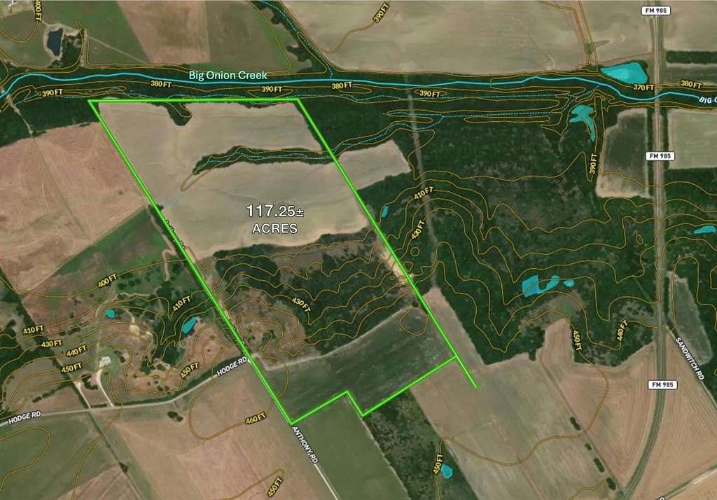 117 Acres of Land for Sale in Ennis, Texas