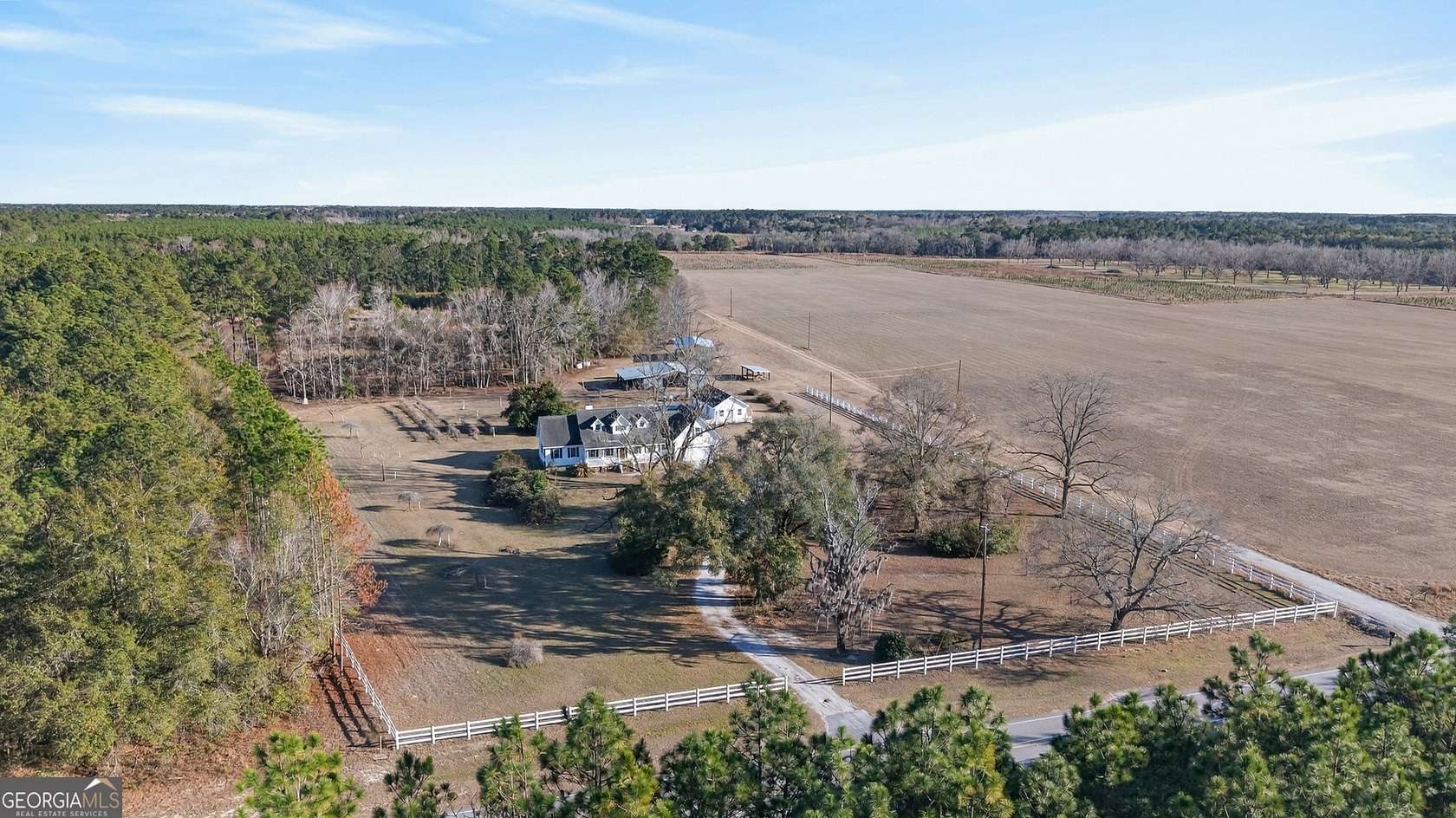 3 Acres of Land with Home for Sale in Newington, Georgia