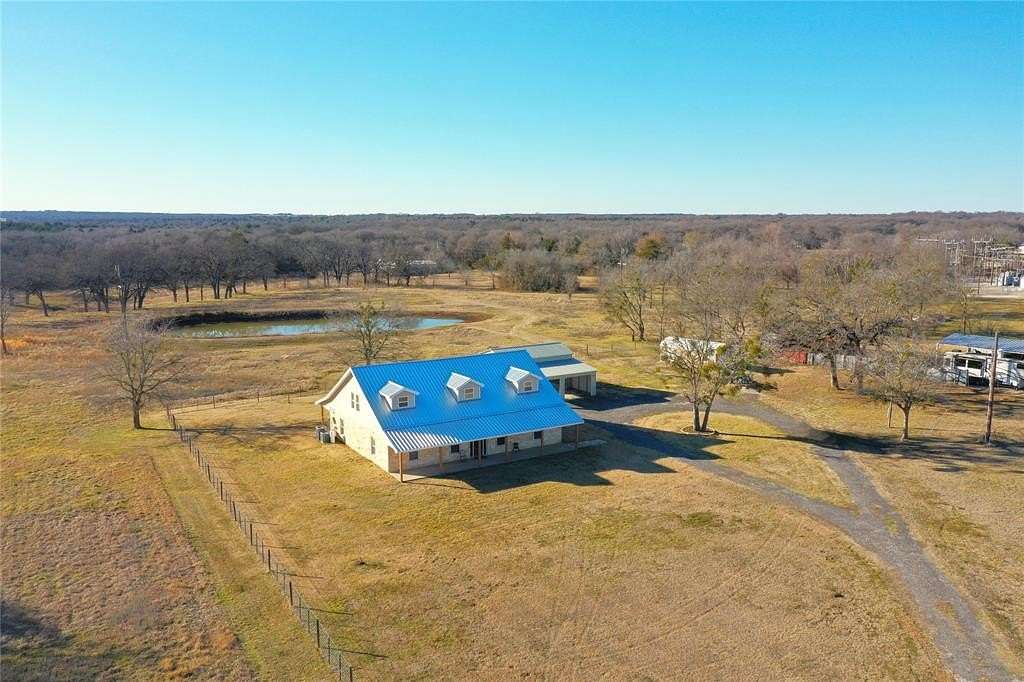 12.6 Acres of Land with Home for Sale in Wortham, Texas