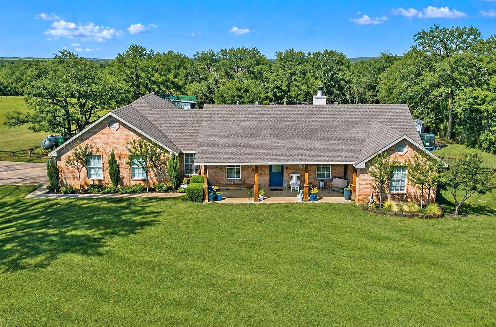 1.69 Acres of Land with Home for Sale in Aubrey, Texas