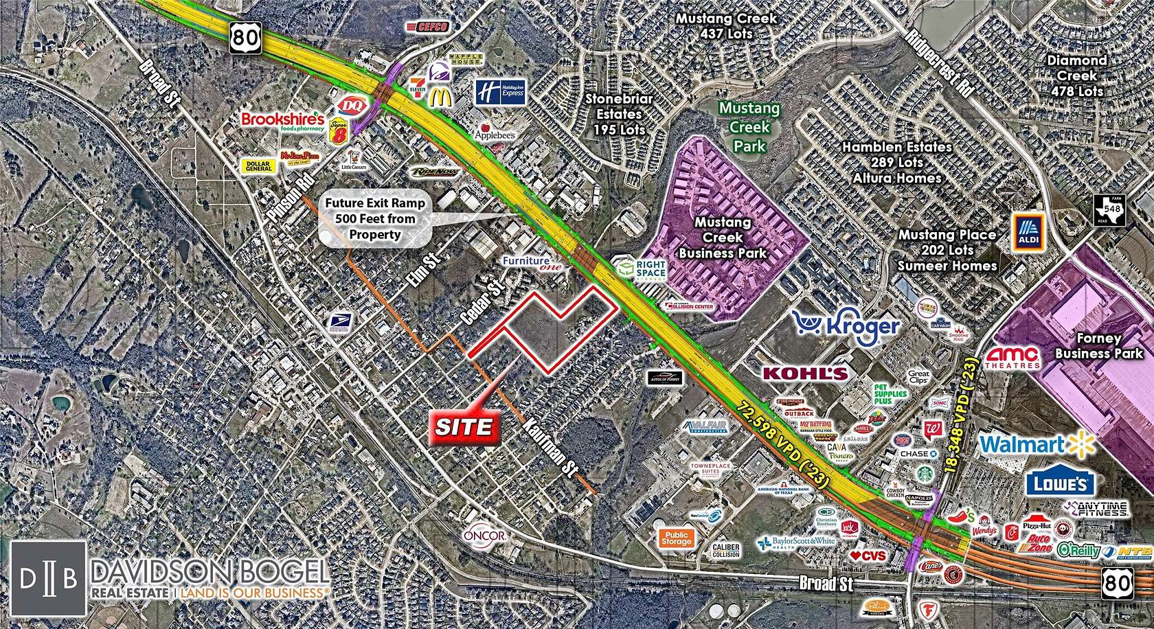 13.2 Acres of Land for Sale in Forney, Texas