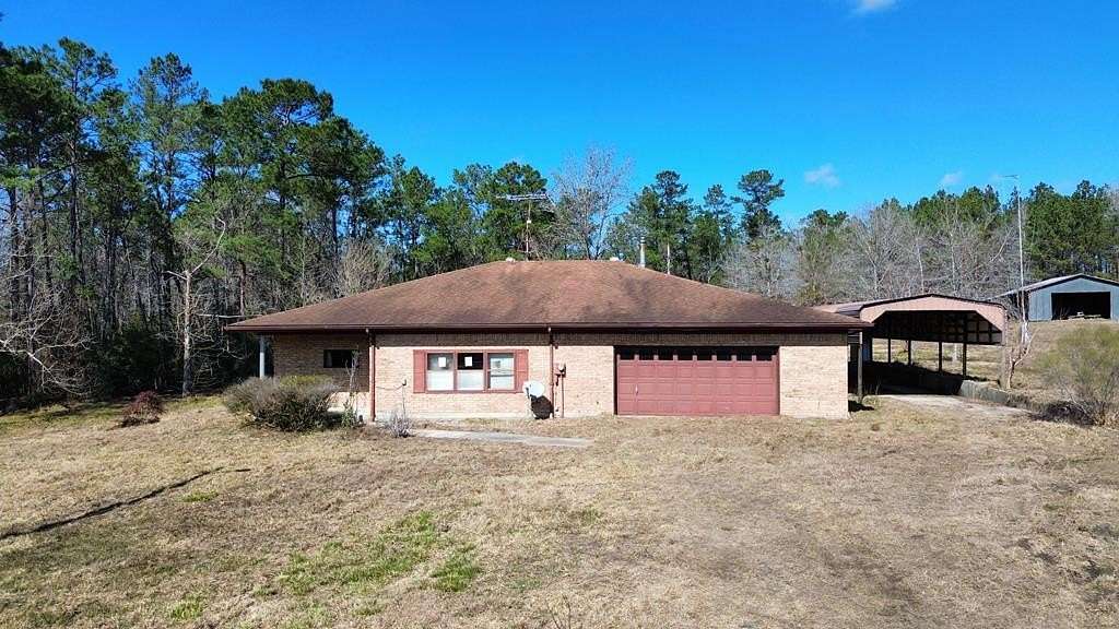 3.6 Acres of Residential Land with Home for Sale in Burkeville, Texas