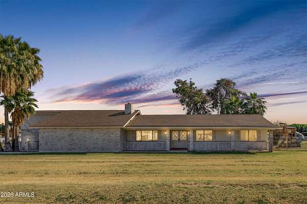 2.5 Acres of Residential Land with Home for Sale in Chandler, Arizona