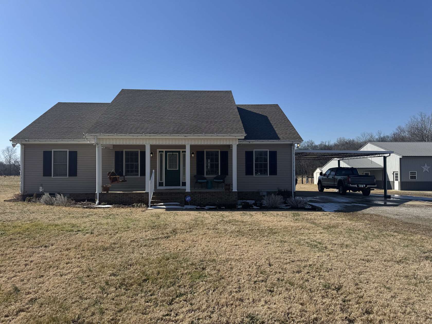 7.85 Acres of Land with Home for Sale in Guthrie, Kentucky