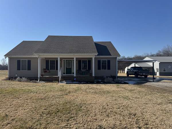 7.85 Acres of Land with Home for Sale in Guthrie, Kentucky