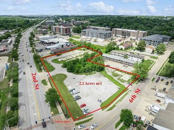 2.22 Acres of Commercial Land for Sale in Coralville, Iowa