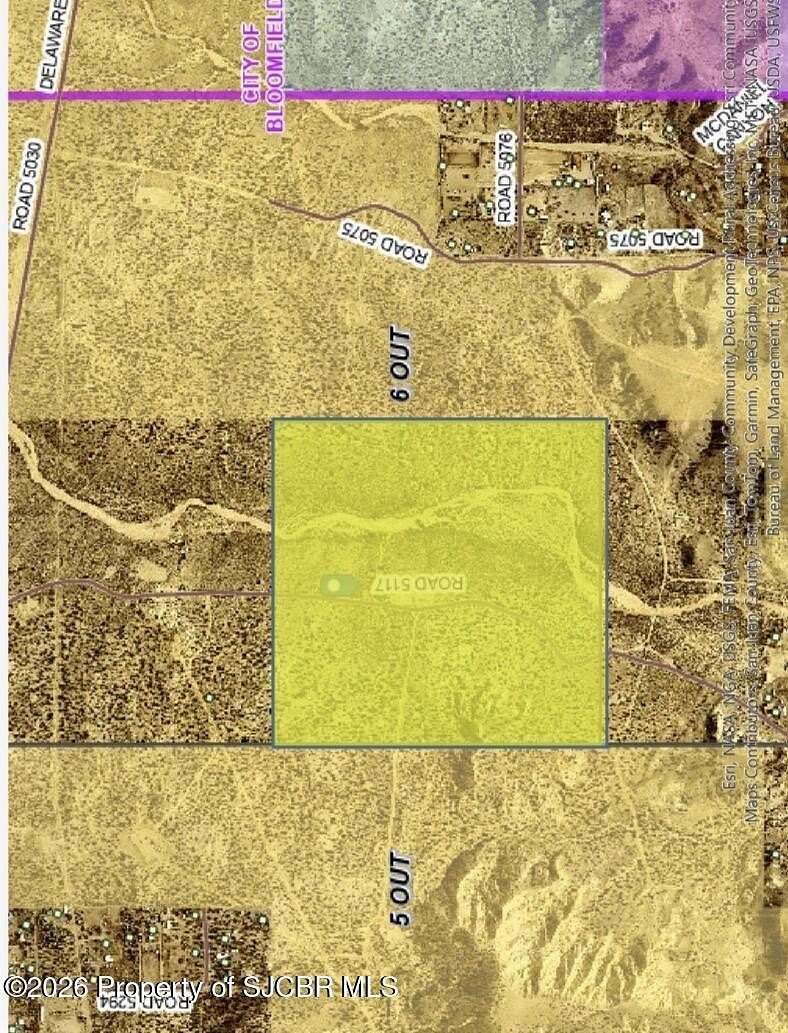 160 Acres of Land for Sale in Bloomfield, New Mexico