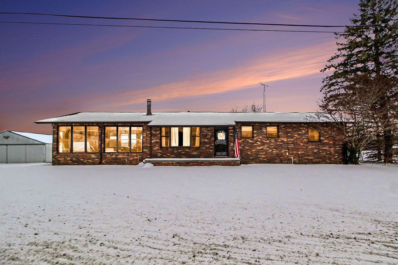 5.67 Acres of Land with Home for Sale in Milan, Michigan