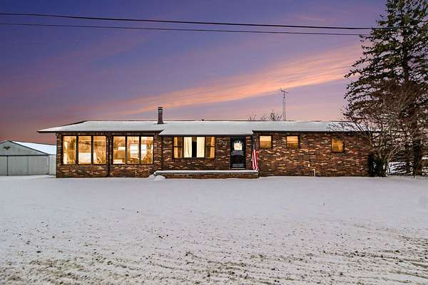 5.67 Acres of Land with Home for Sale in Milan, Michigan