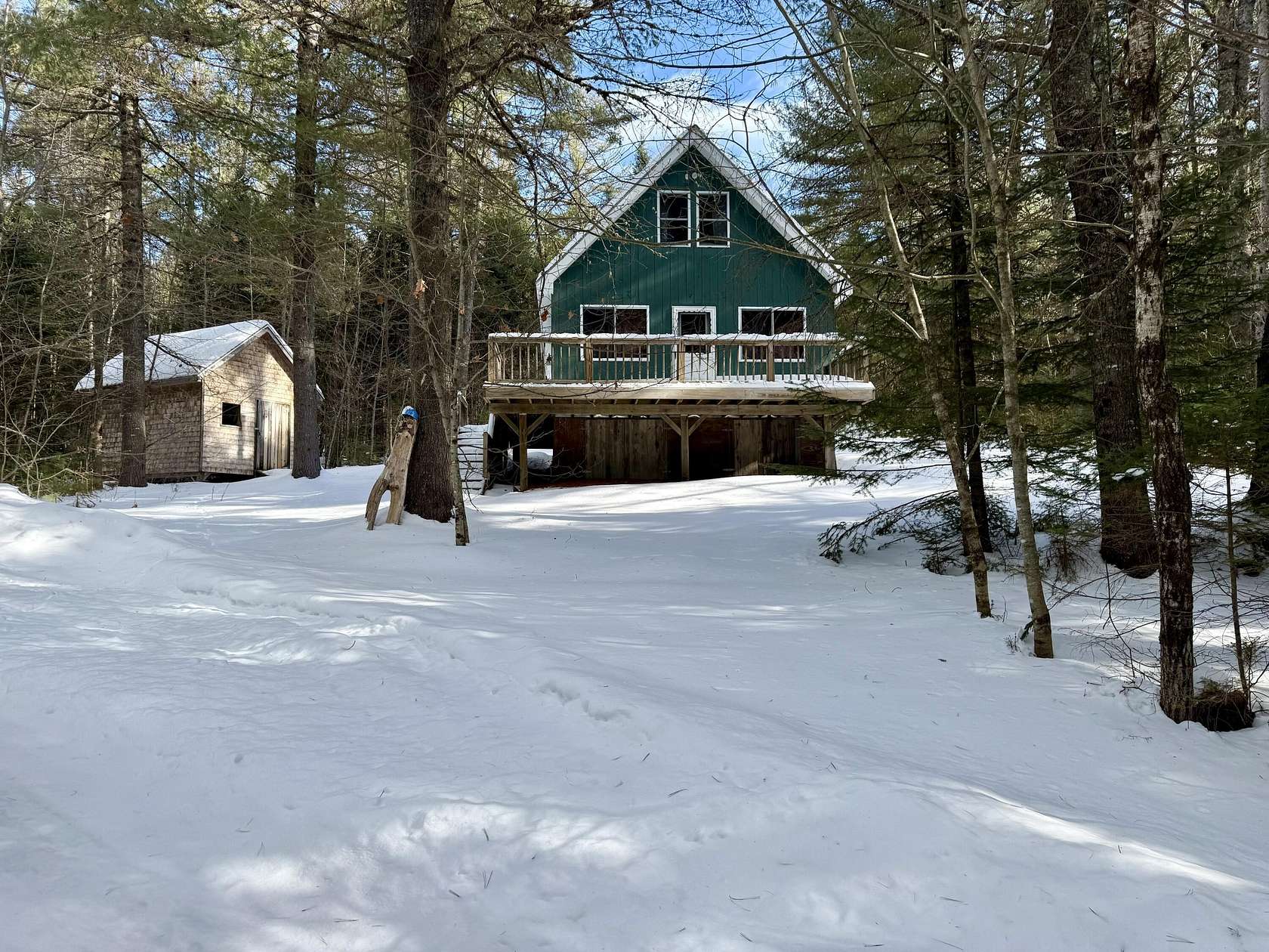 20 Acres of Land with Home for Sale in Brownville, Maine