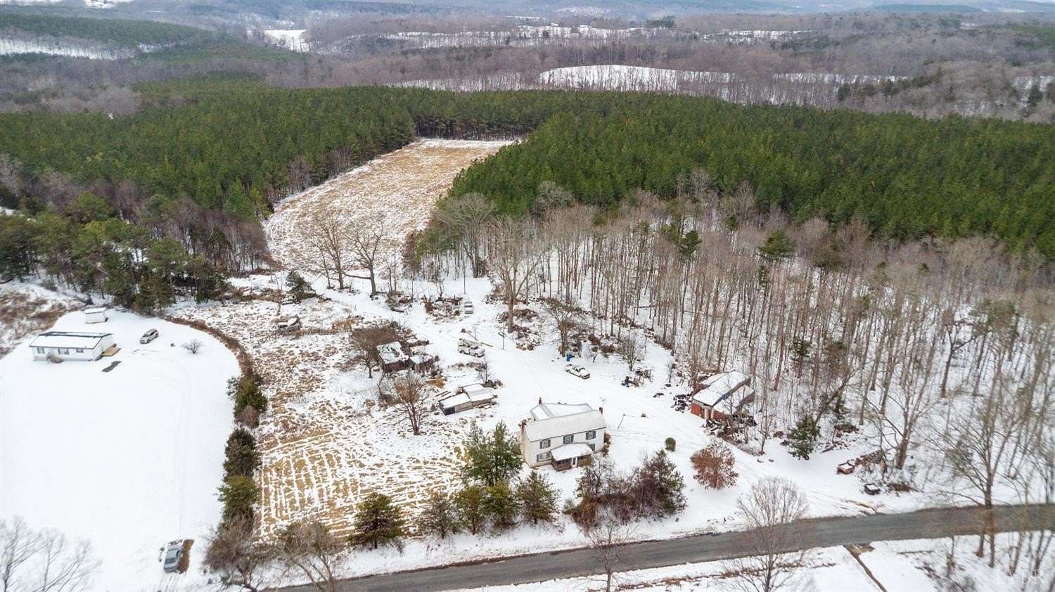 5 Acres of Land with Home for Sale in Spout Spring, Virginia