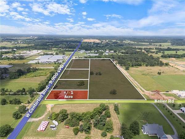 1 Acre of Commercial Land for Sale in Centerton, Arkansas