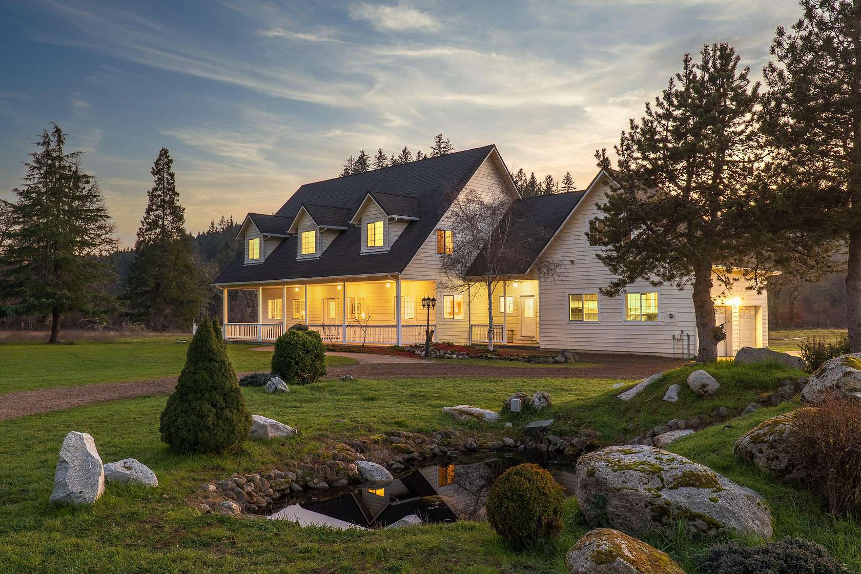 74 Acres of Agricultural Land with Home for Sale in Merlin, Oregon