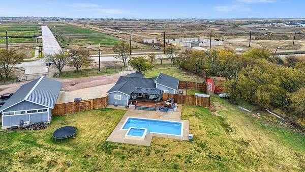 2.5 Acres of Land with Home for Lease in Celina, Texas