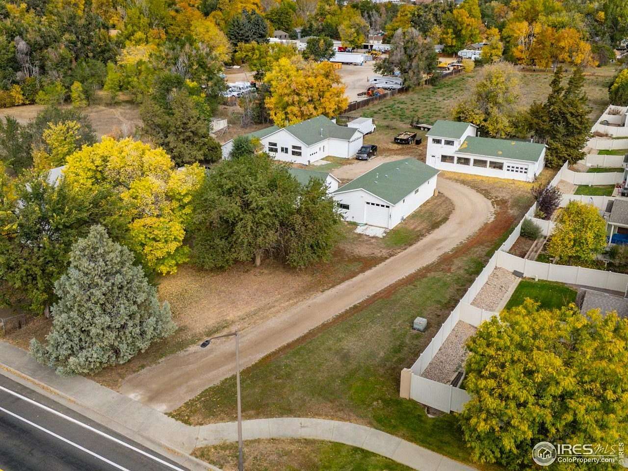 2.5 Acres of Residential Land with Home for Sale in Loveland, Colorado