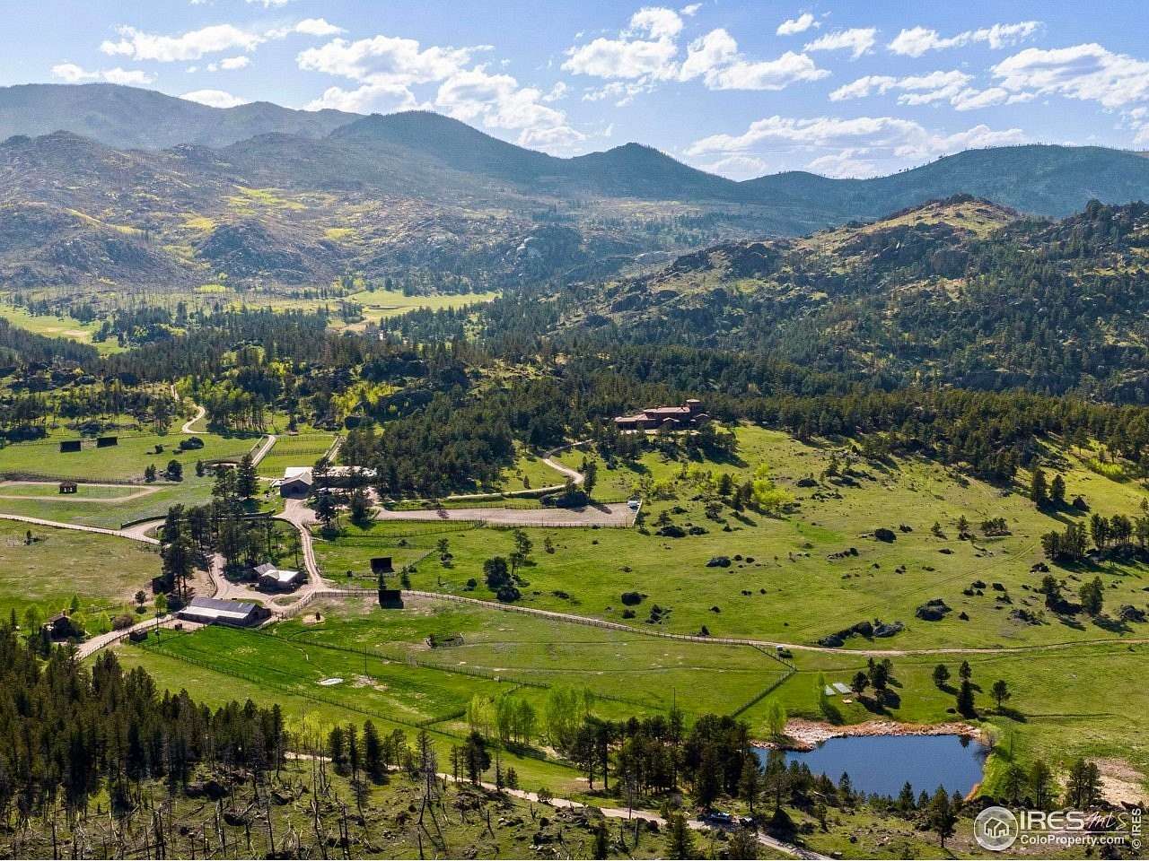 155 Acres of Land with Home for Sale in Bellvue, Colorado