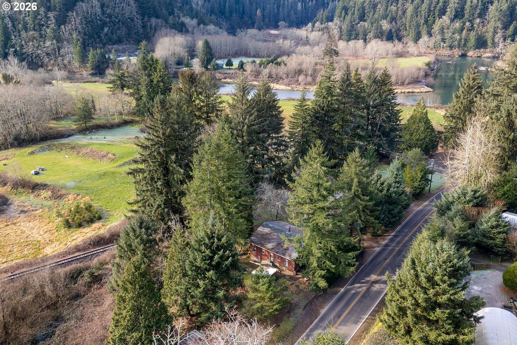 4 Acres of Residential Land with Home for Sale in Nehalem, Oregon