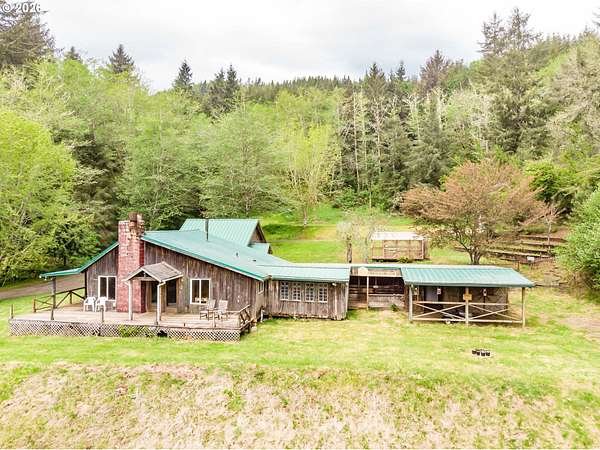 5.52 Acres of Land with Home for Sale in Otis, Oregon
