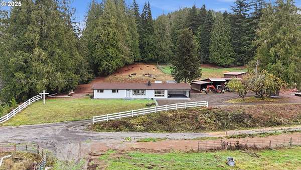 20.6 Acres of Agricultural Land with Home for Sale in Glenoma, Washington