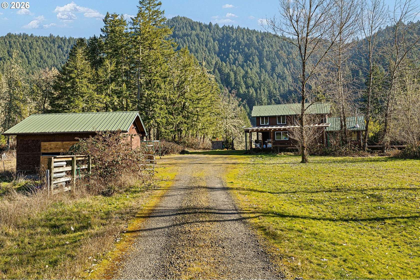80.2 Acres of Recreational Land with Home for Sale in Dexter, Oregon