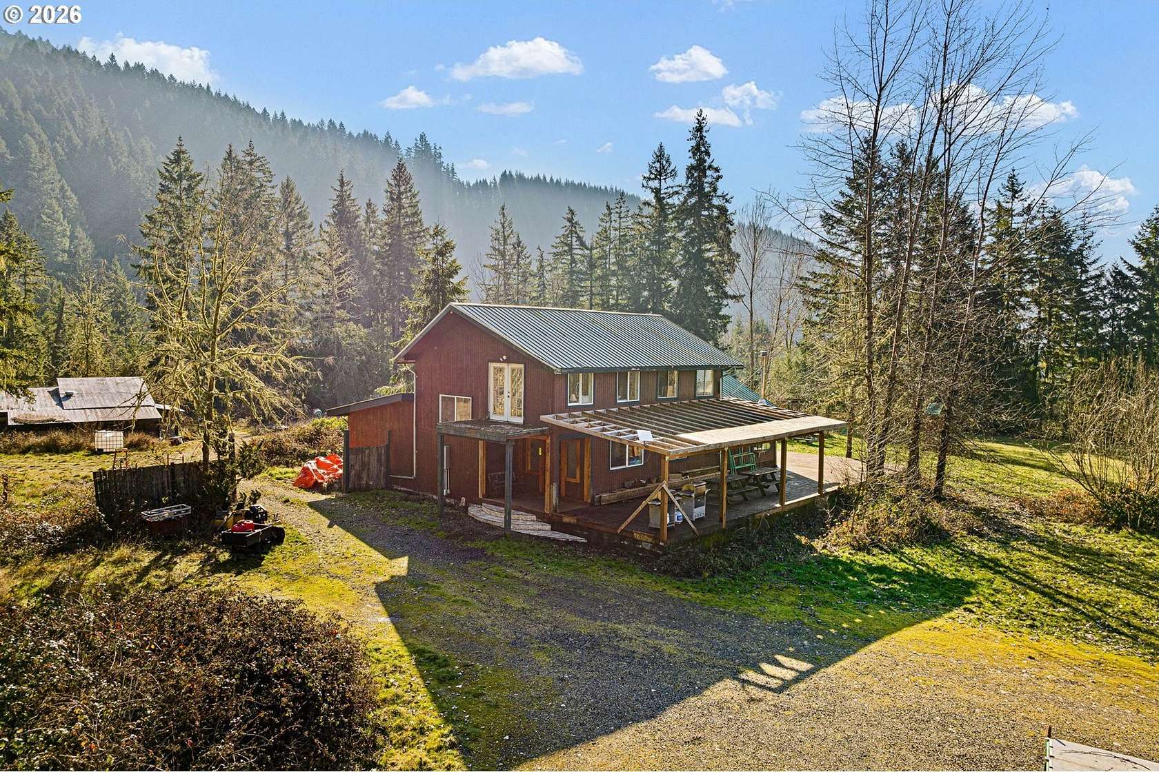 80.2 Acres of Recreational Land with Home for Sale in Dexter, Oregon