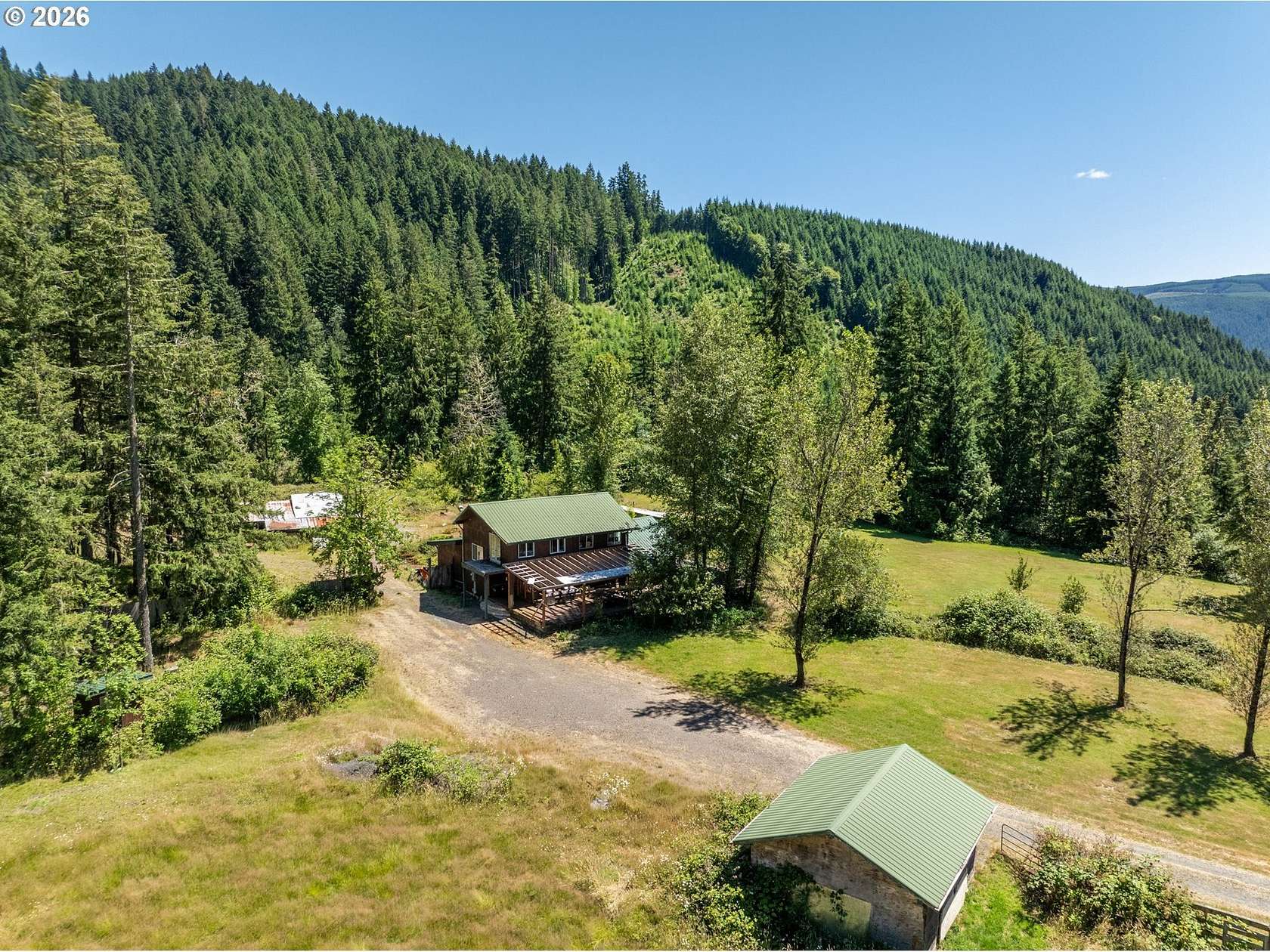 80.2 Acres of Recreational Land with Home for Sale in Dexter, Oregon