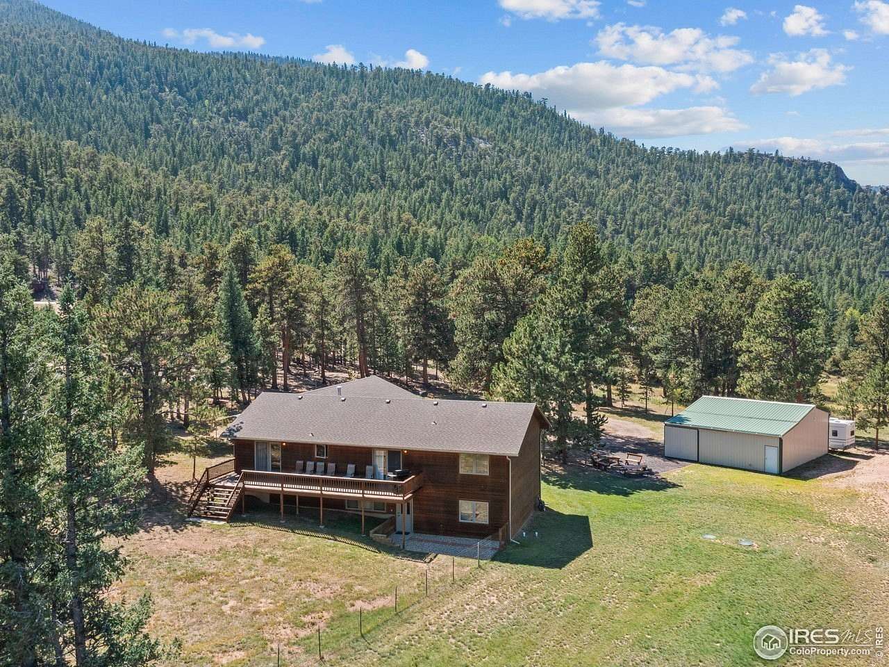 2.17 Acres of Land with Home for Sale in Estes Park, Colorado