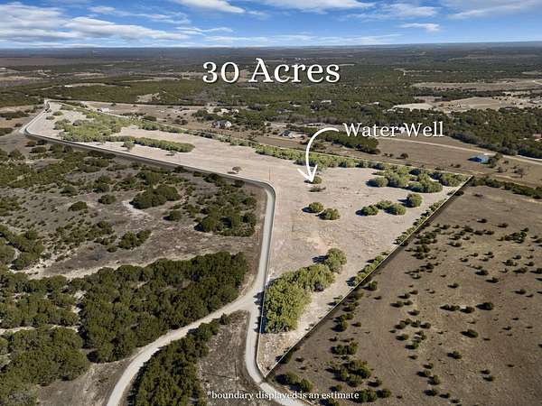 30 Acres of Agricultural & Residential Land for Sale in Lampasas, Texas