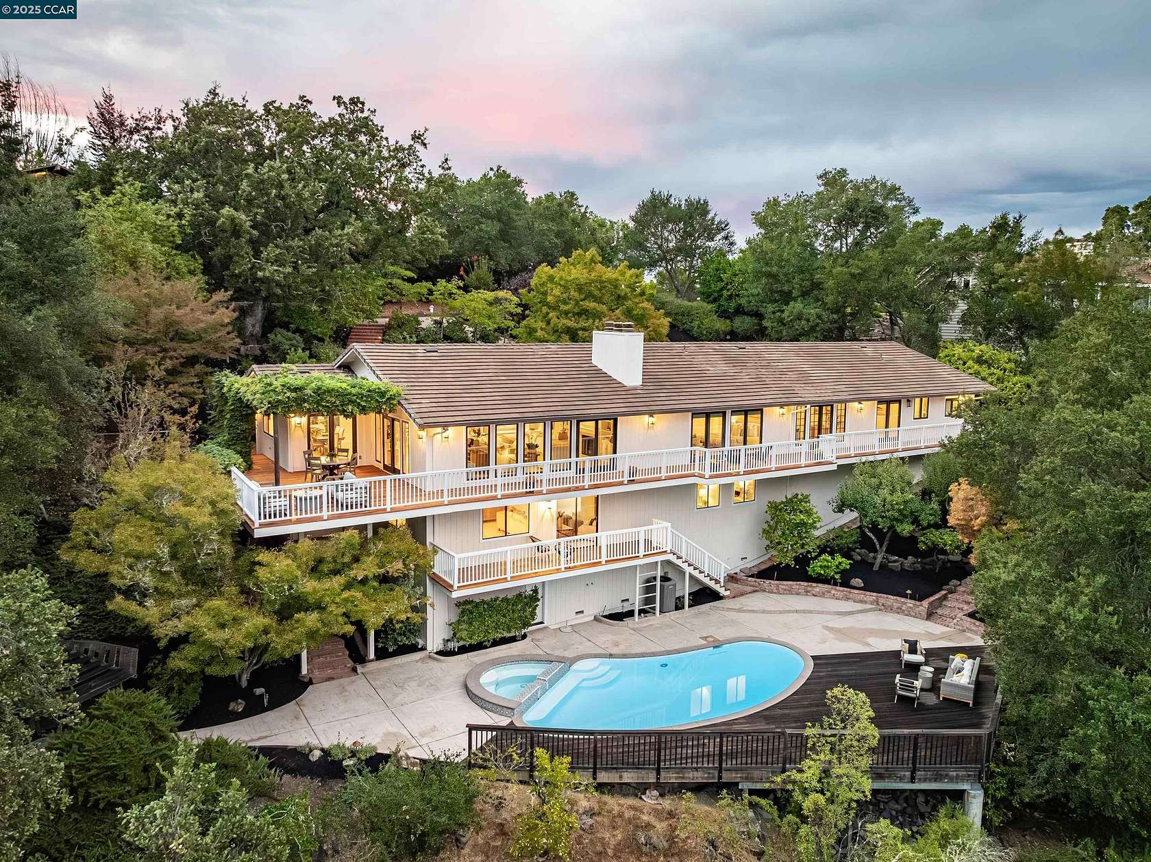 2.87 Acres of Residential Land with Home for Sale in Lafayette, California