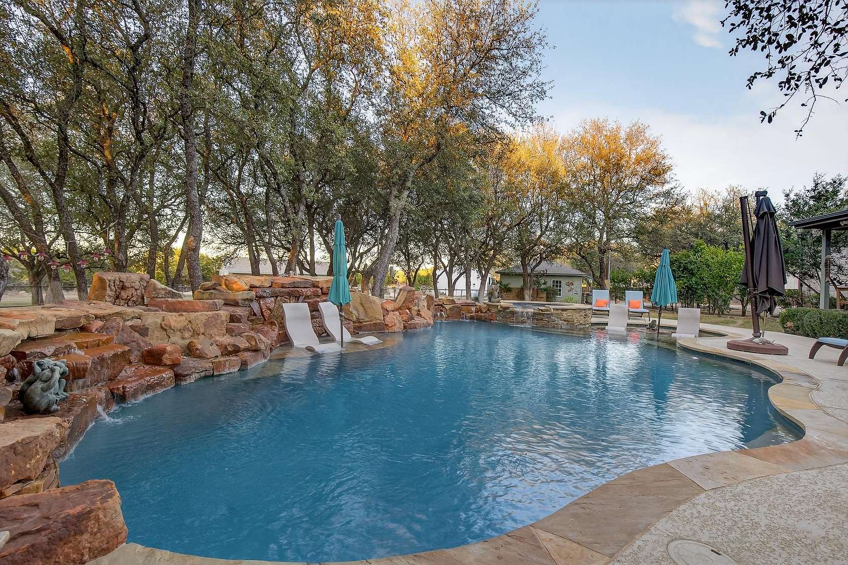 3 Acres of Land with Home for Sale in Marble Falls, Texas
