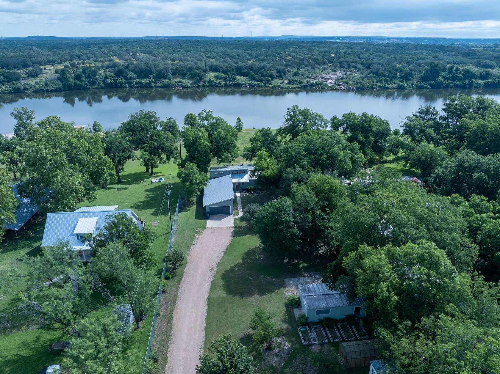 1.5 Acres of Land with Home for Sale in Cottonwood Shores, Texas